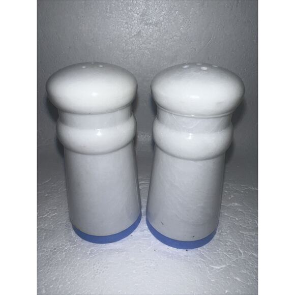 Vintage Chef Salt Pepper Shakers with Holder Canopy Awning - 1960’s Hong Kong - Picture 4 of 5